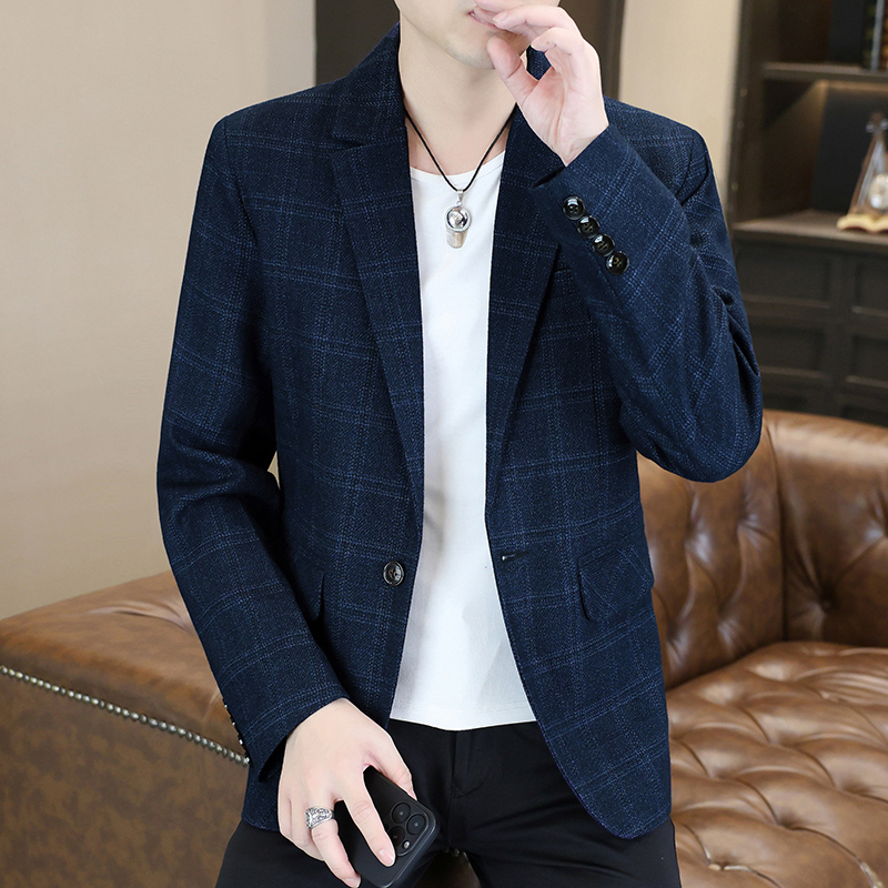 High End Men'S Formal Wear - Blazer da Uomo Elegante per Affari,