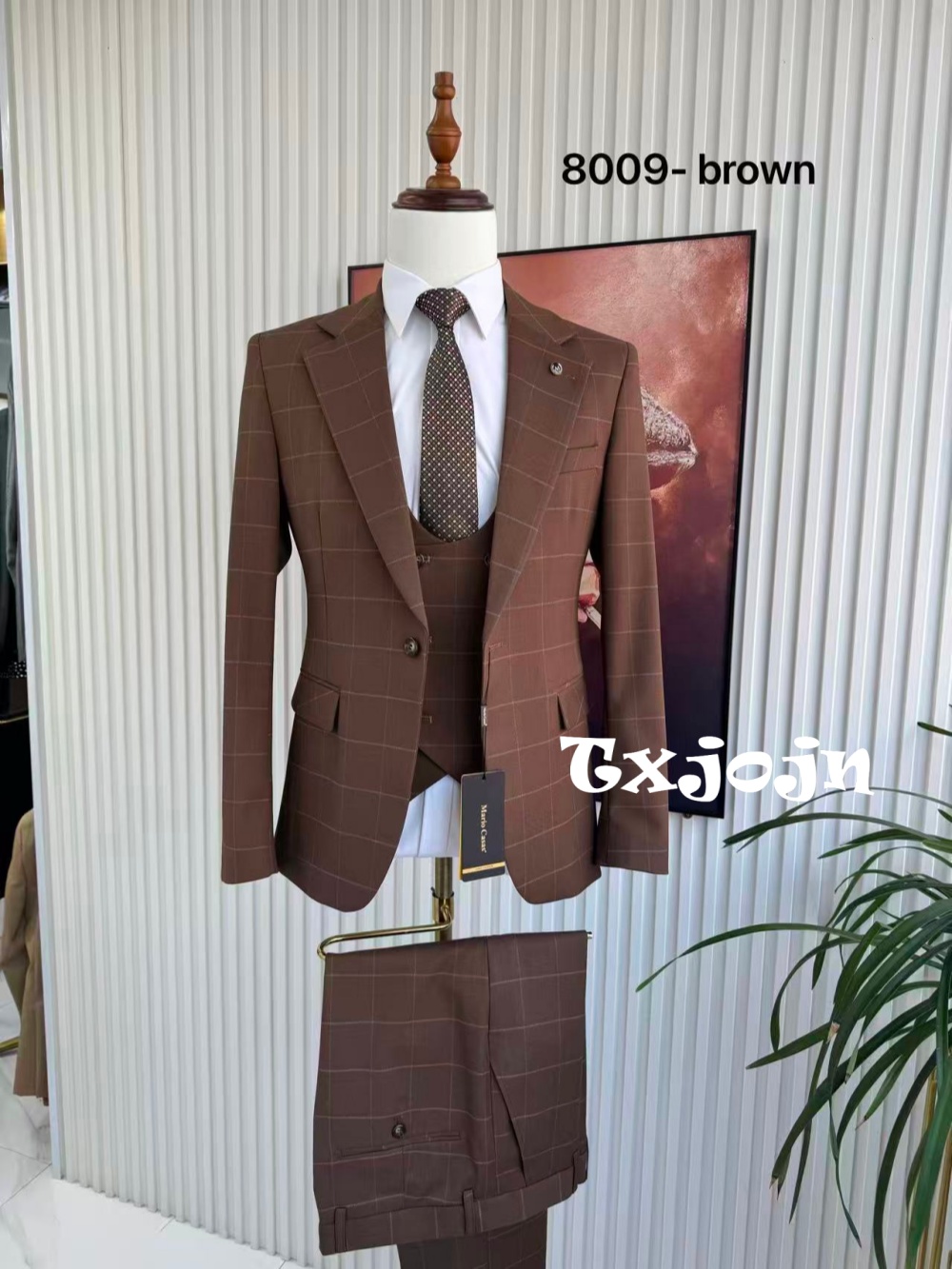 Men Formal Wear Jacket - Completo da Uomo a Quadri 3