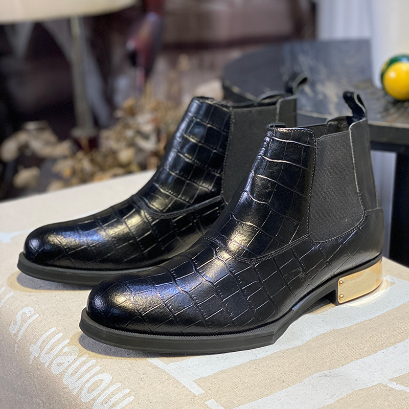 Men'S Formal Style - Stivali Chelsea da Uomo in Stile