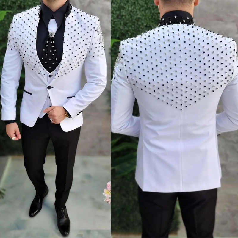 Men Formal Wear With Blazer - Eleganti Abiti da Uomo con Diamanti,