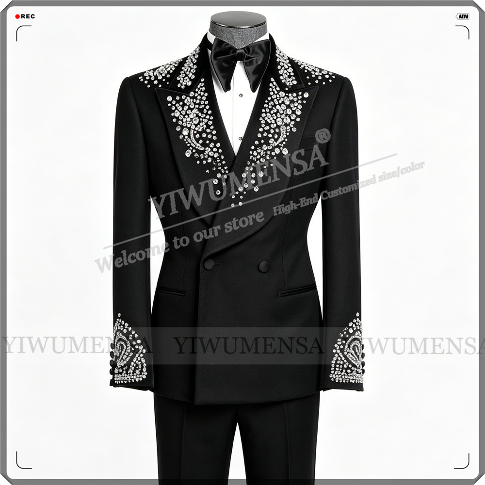 Men Formal Party Wear Outfit - Abito da sposo di lusso per