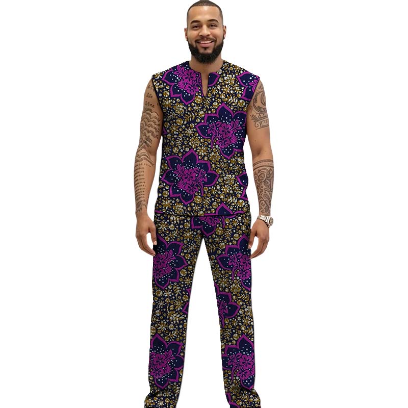 Men Formal Party Wear Outfit - Completo da Uomo in Stile Africano