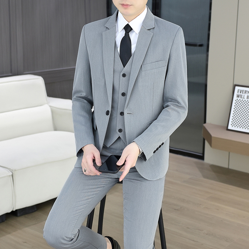 Men Formal Wear With Blazer - Completo (Giacca+Gilet+Pantaloni) Elegante Abbigliamento Formale da