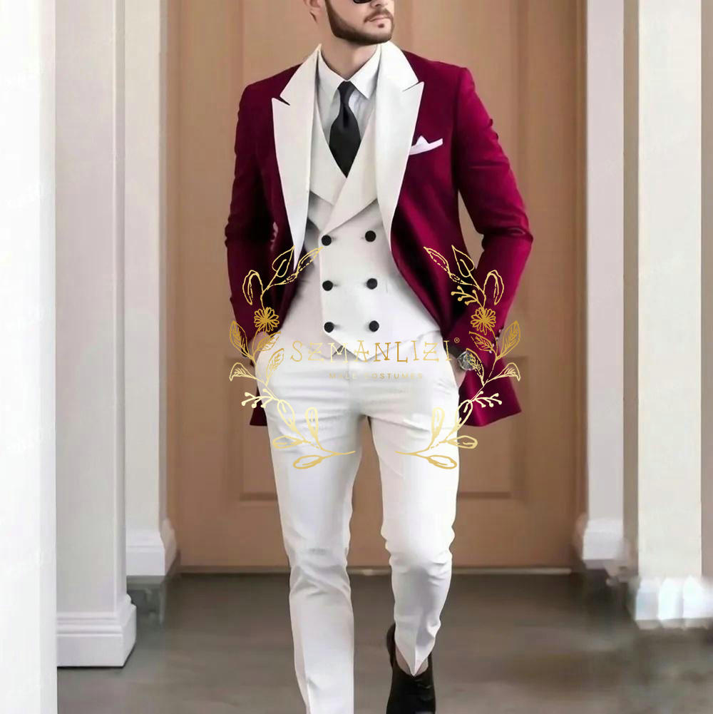 Men Formal Wear Jacket - Elegante abito da uomo in 3