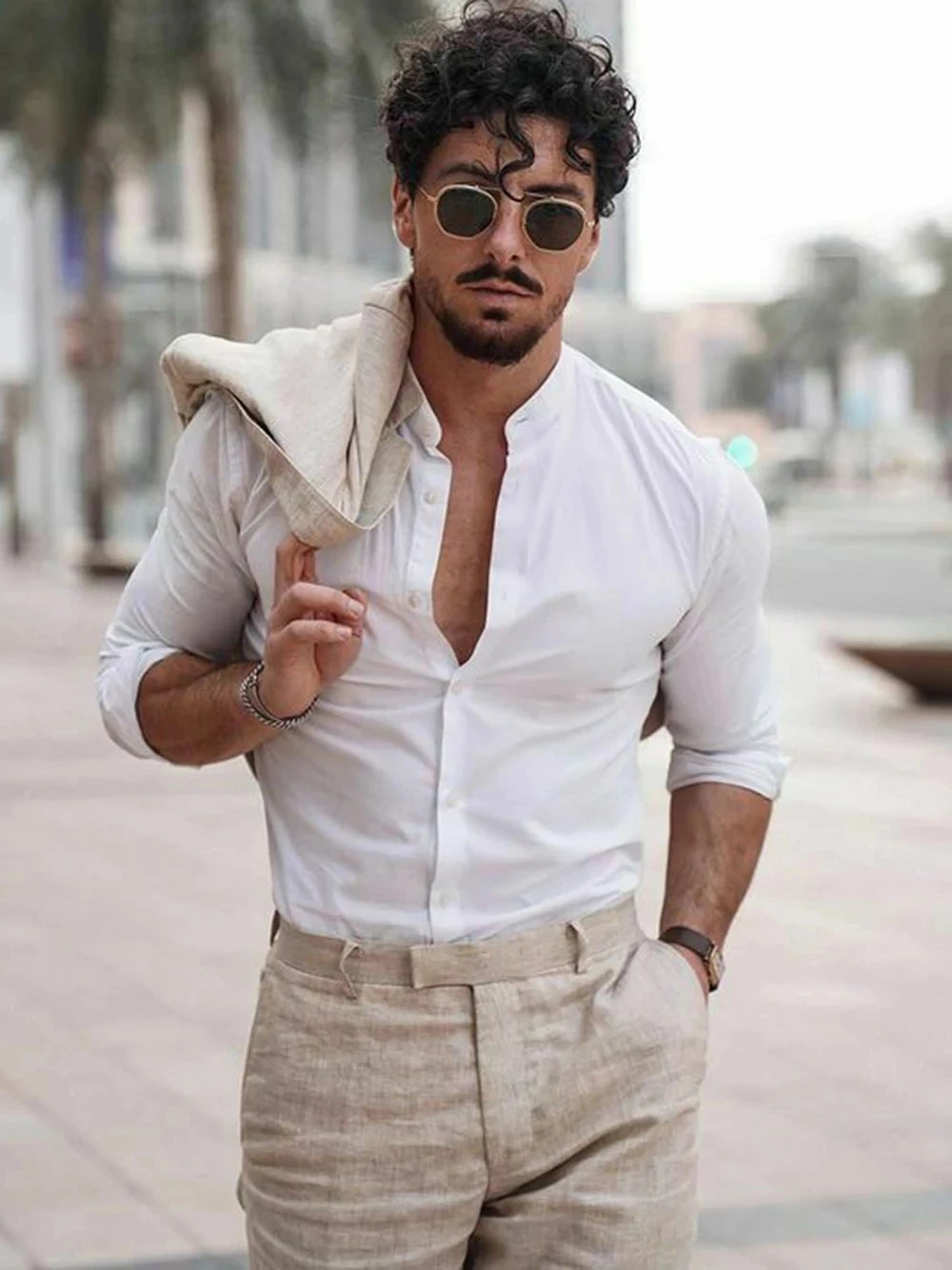 Completo Estivo da Uomo in Lin - Men Linen Formal Wear recensione e prezzo