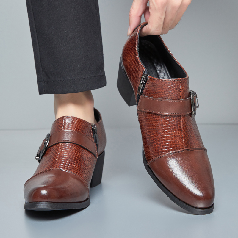 Scarpe in pelle con tacco alto - Men'S Formal Style recensione e prezzo