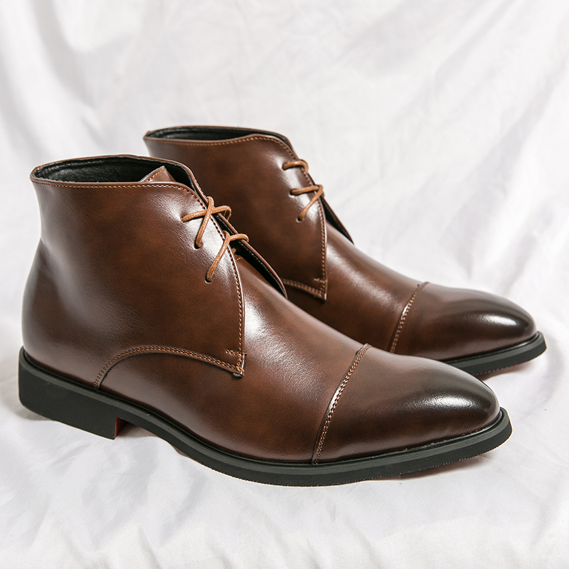 Stivali in vera pelle da uomo  - Men'S Formal Style recensione e prezzo