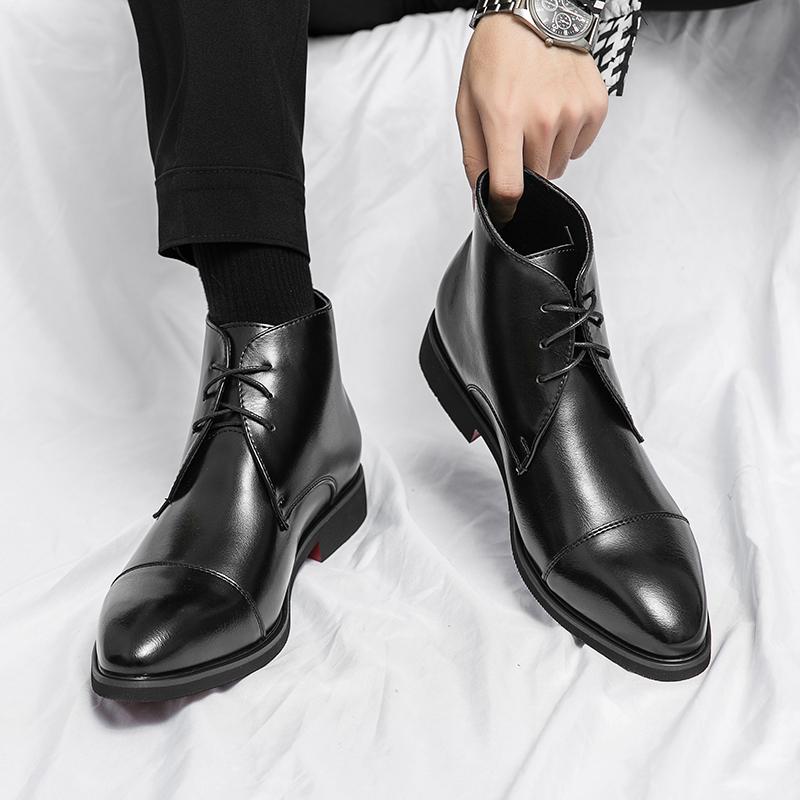 Stivali in vera pelle da uomo  - Men'S Formal Style recensione e prezzo