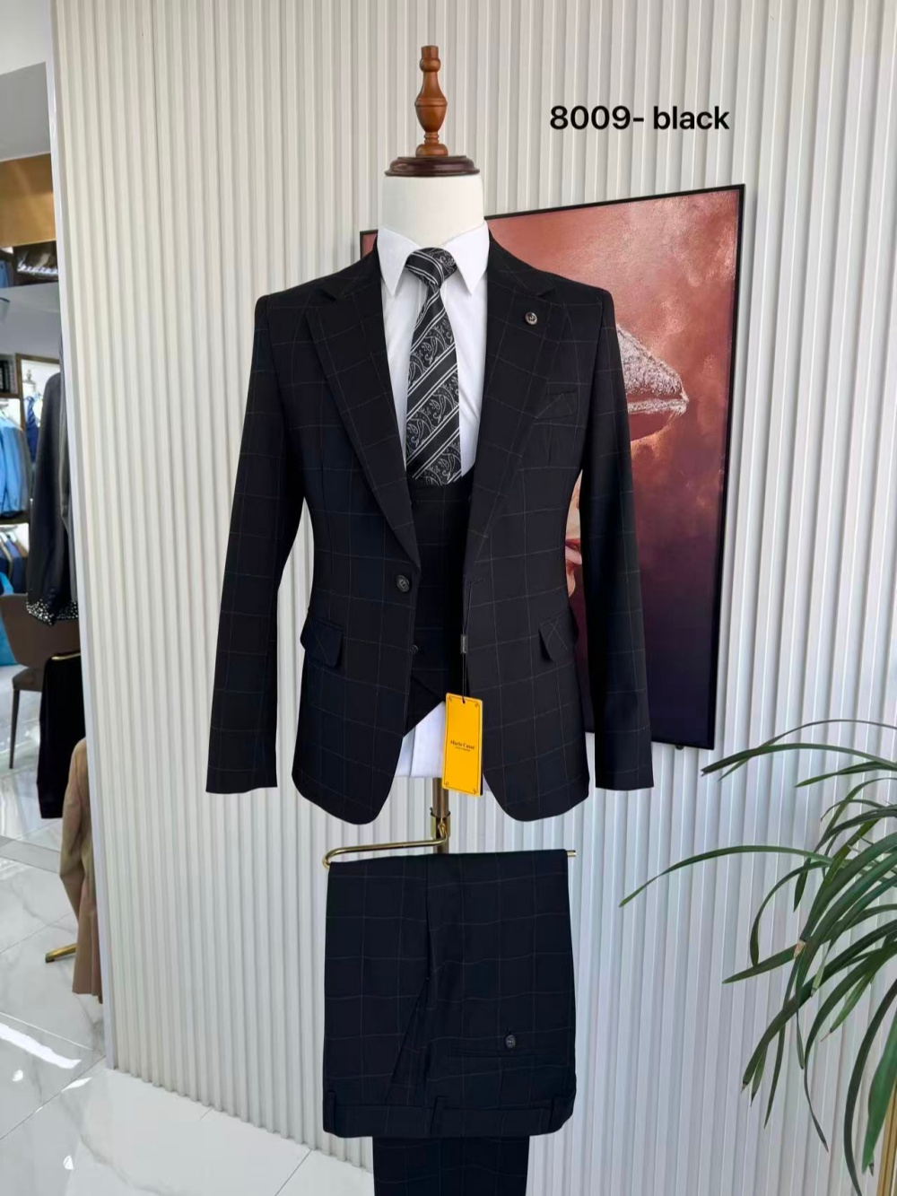 Completo da Uomo a Quadri 3 Pe - Men Formal Wear Jacket recensione e prezzo