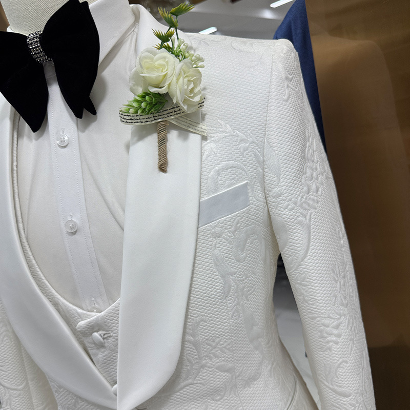 Abito da Sposo Bianco da Uomo, - Men Formal Wear Jacket recensione e prezzo