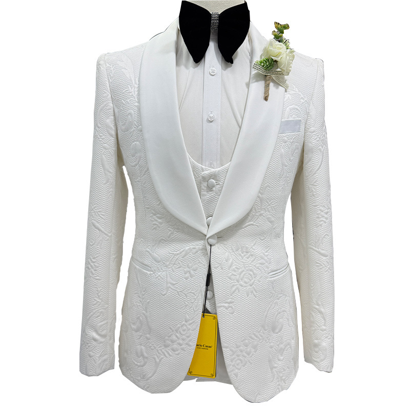 Abito da Sposo Bianco da Uomo, - Men Formal Wear Jacket recensione e prezzo