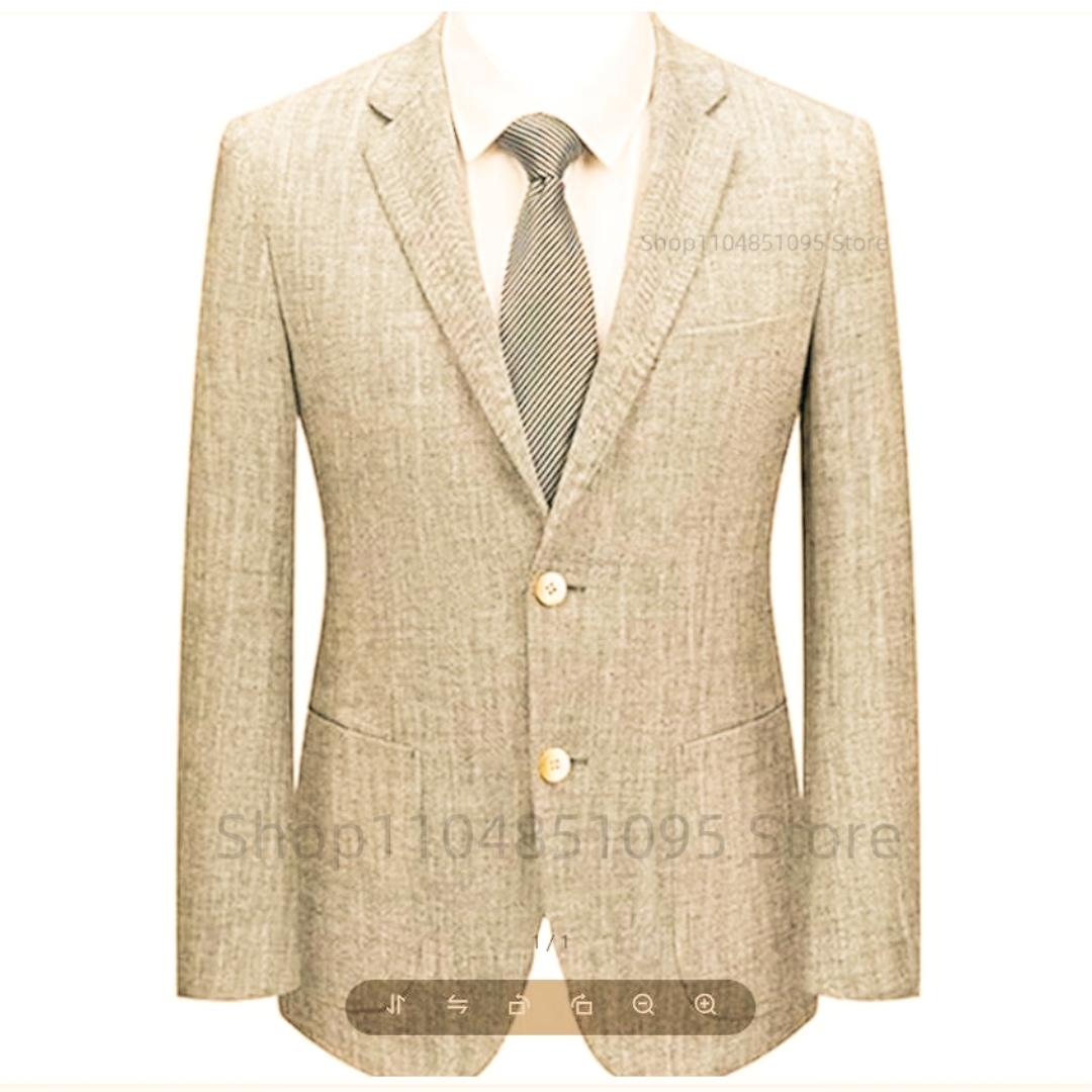 Blazer da Uomo Slim Fit in Lin - Men Linen Formal Wear recensione e prezzo
