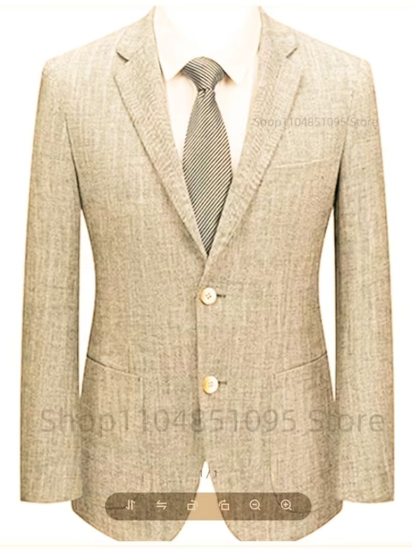 Blazer da Uomo Slim Fit in Lin - Men Linen Formal Wear recensione e prezzo