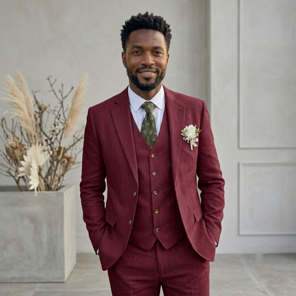 Abiti da Uomo in Lino con Risv - Men Linen Formal Wear recensione e prezzo