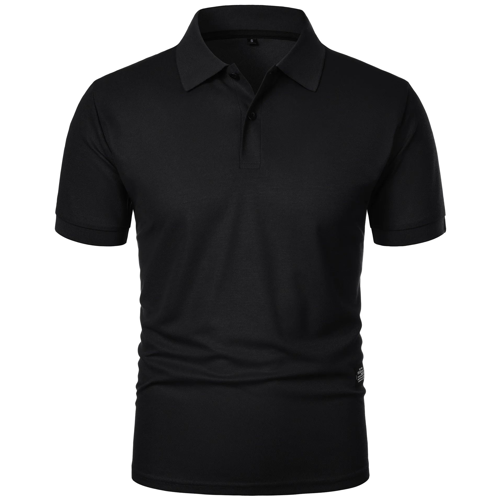 Polo Casual da Uomo Nera con S - Men Formal Wear Shirts recensione e prezzo