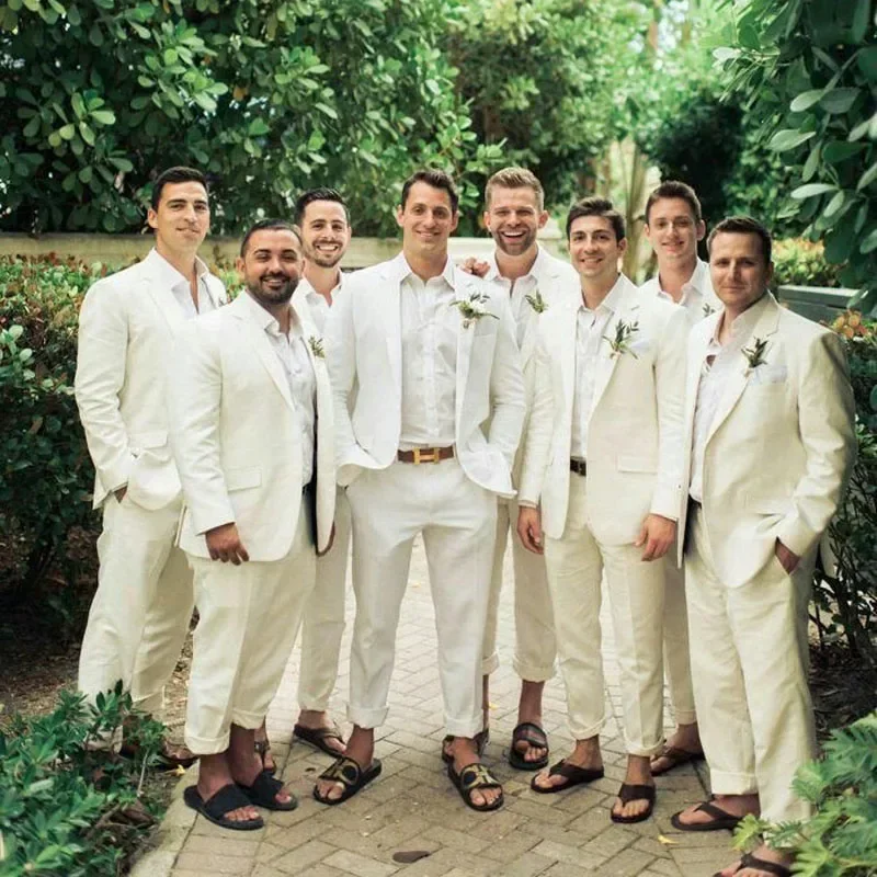 Smoking da sposa in lino per u - Men Linen Formal Wear recensione e prezzo