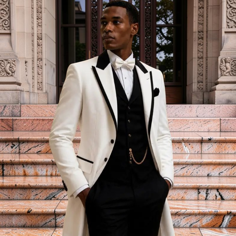 Set di 3 Completi da Matrimoni - Men Formal Wear Jacket recensione e prezzo