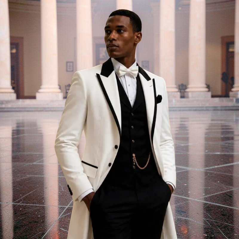 Set di 3 Completi da Matrimoni - Men Formal Wear Jacket recensione e prezzo