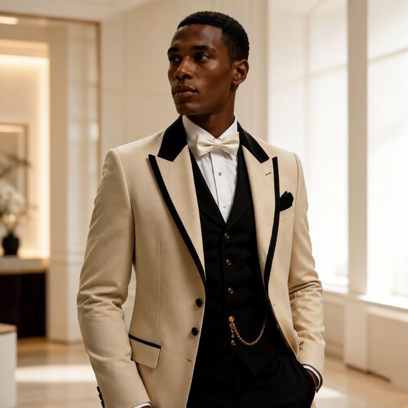 Set di 3 Completi da Matrimoni - Men Formal Wear Jacket recensione e prezzo