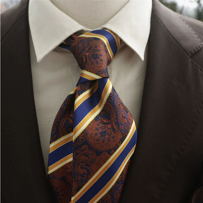 New Trendy Navy Marrone Cravat - Men Formal Wear Shirts recensione e prezzo