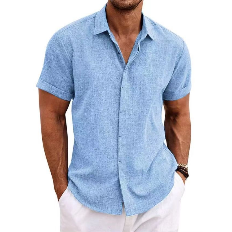 Camicie casual in tinta unita  - Men Linen Formal Wear recensione e prezzo