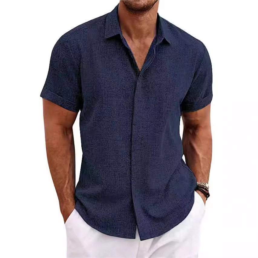 Camicie casual in tinta unita  - Men Linen Formal Wear recensione e prezzo