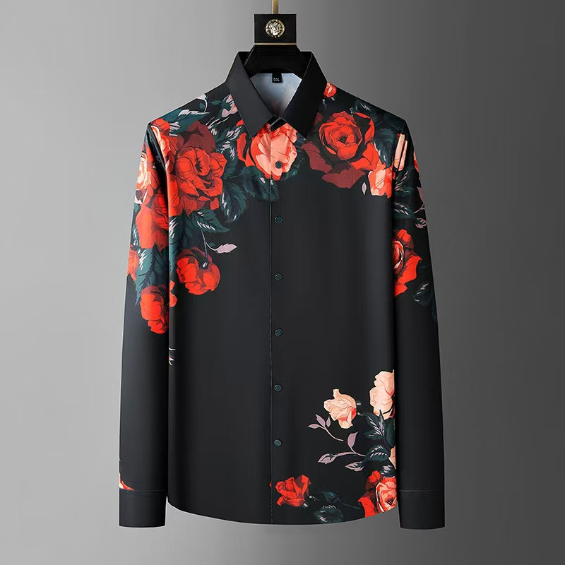 Camicia a maniche lunghe con s - Men Formal Wear Shirts recensione e prezzo