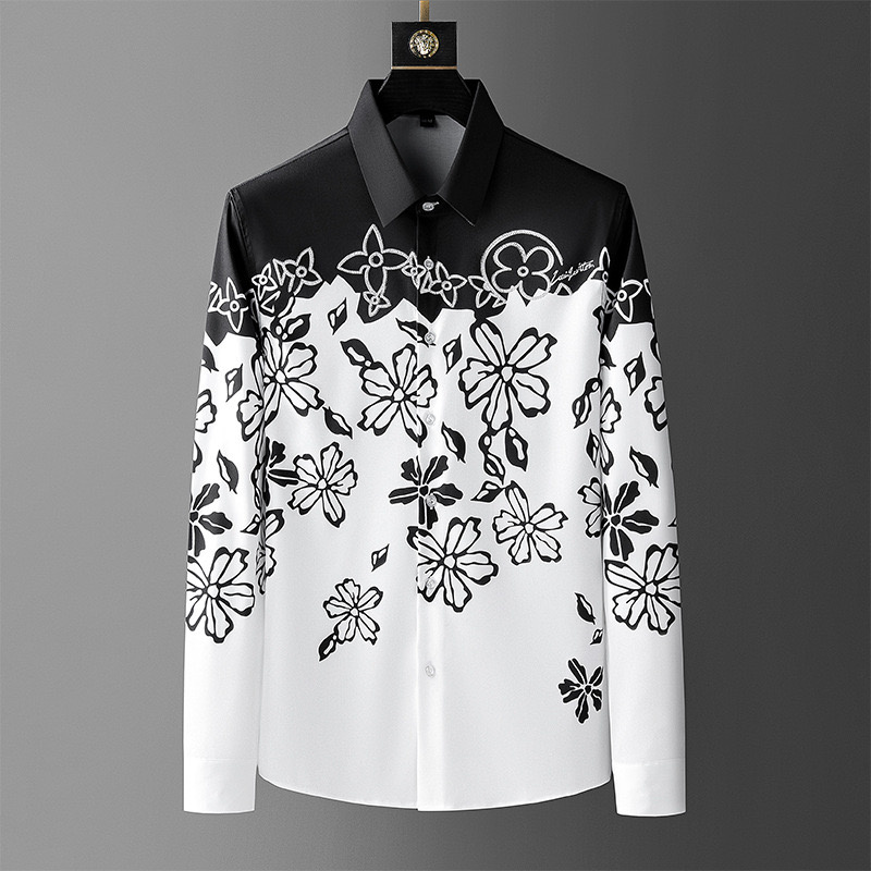 Camicia a maniche lunghe con s - Men Formal Wear Shirts recensione e prezzo