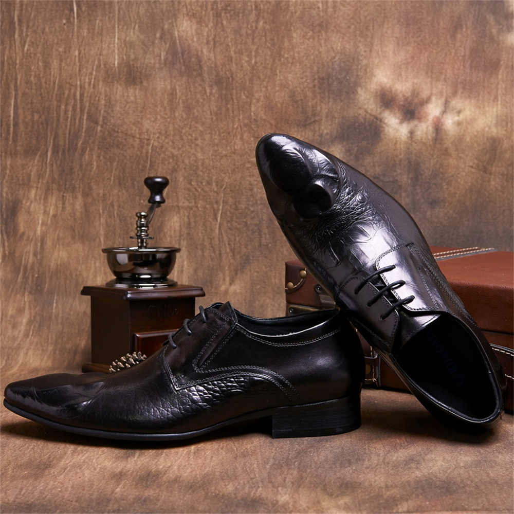 Scarpe da uomo in pelle a punt - Men'S Formal Style recensione e prezzo