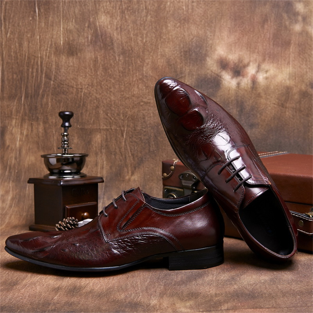 Scarpe da uomo in pelle a punt - Men'S Formal Style recensione e prezzo