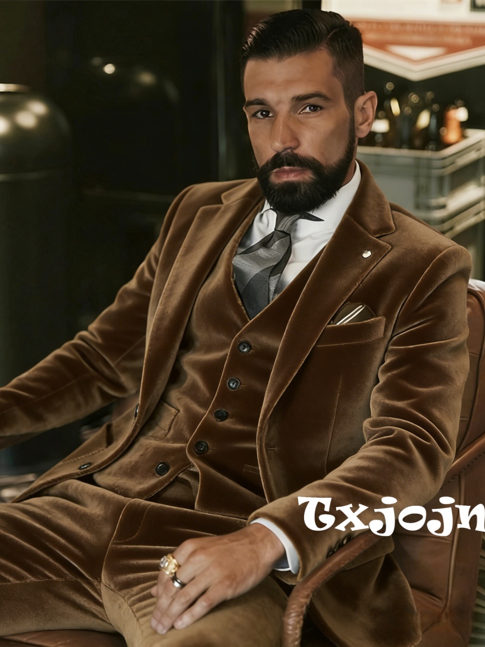 Completo da Uomo in Velluto 3  - Men Formal Party Wear Outfit recensione e prezzo
