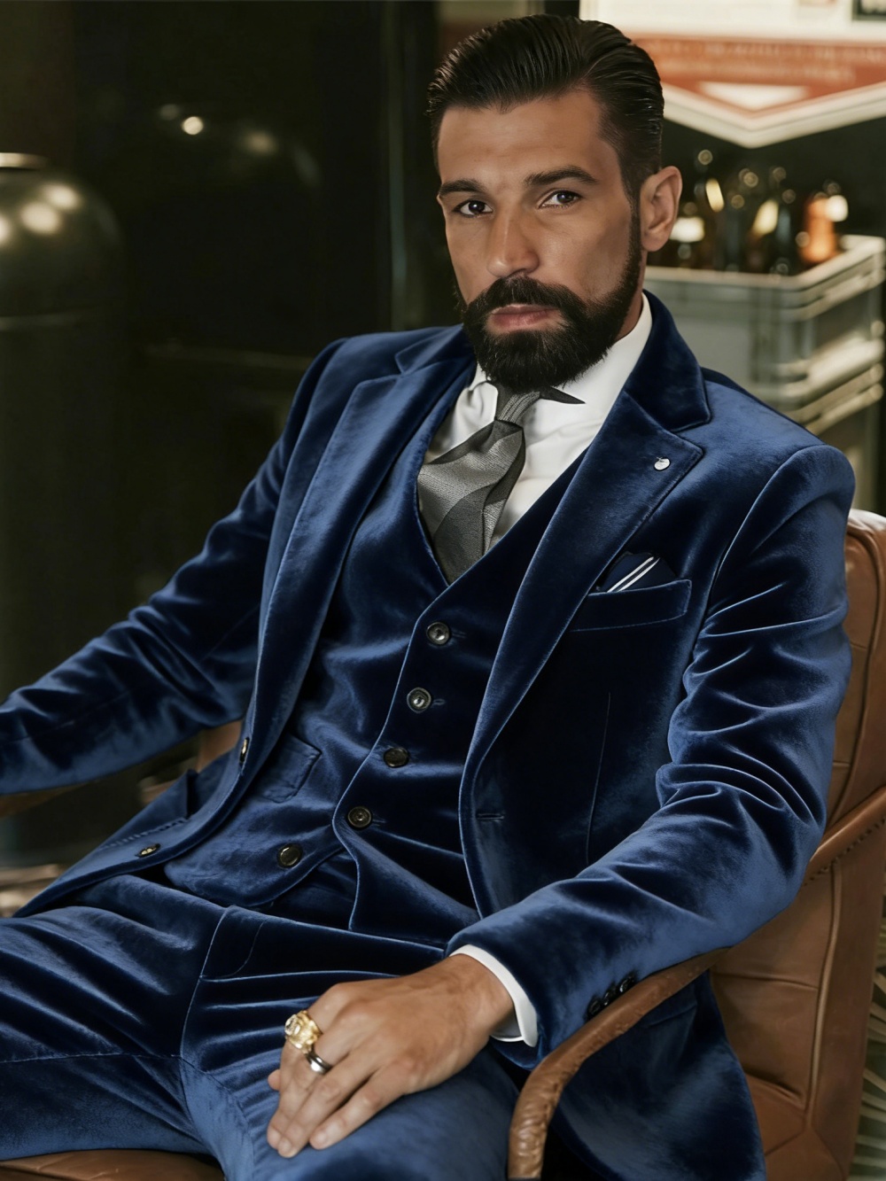 Completo da Uomo in Velluto 3  - Men Formal Party Wear Outfit recensione e prezzo