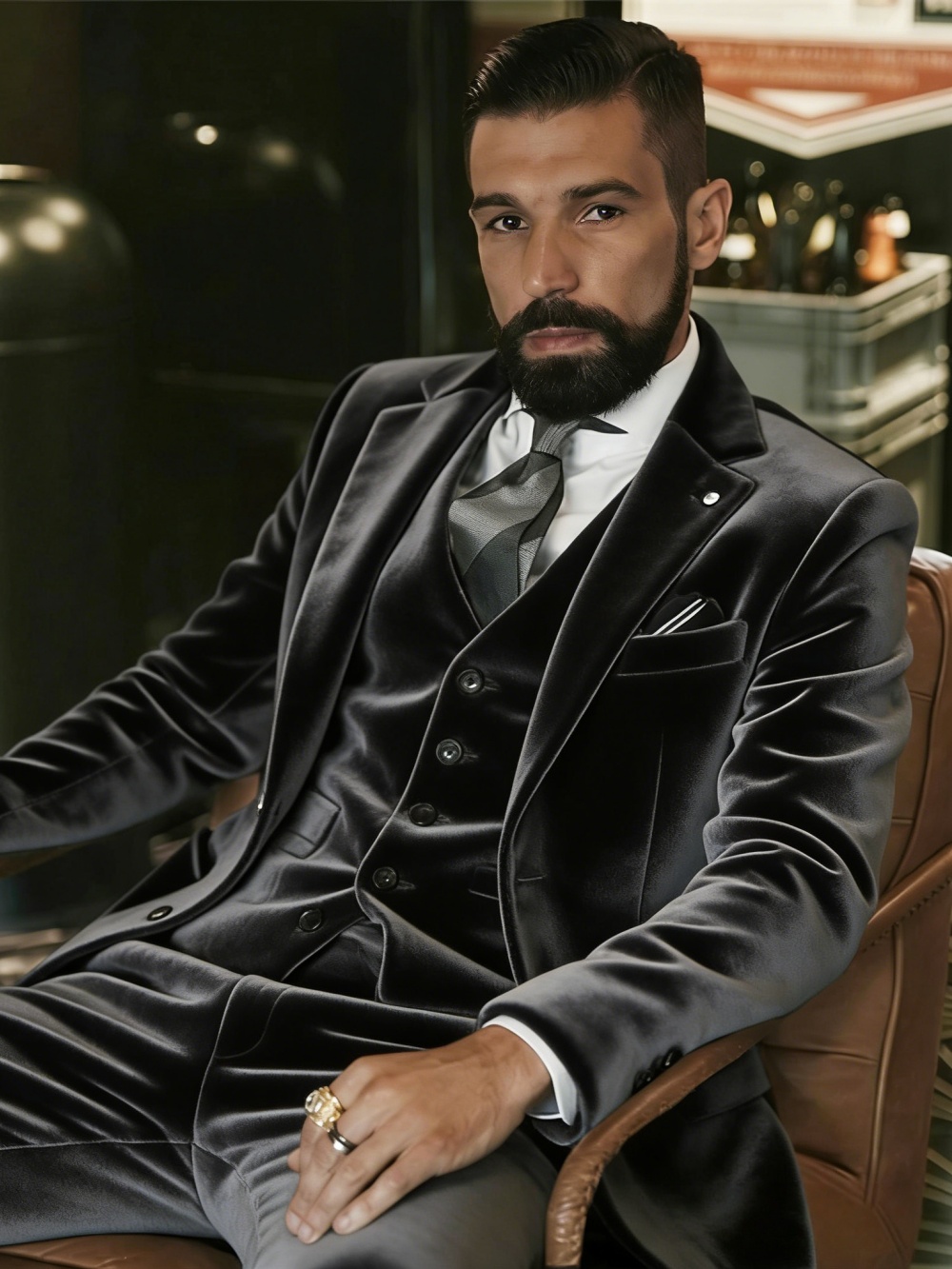Completo da Uomo in Velluto 3  - Men Formal Party Wear Outfit recensione e prezzo